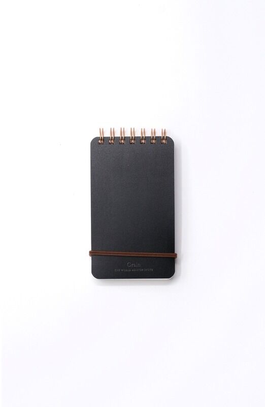 WM Ring Memo Grain Black